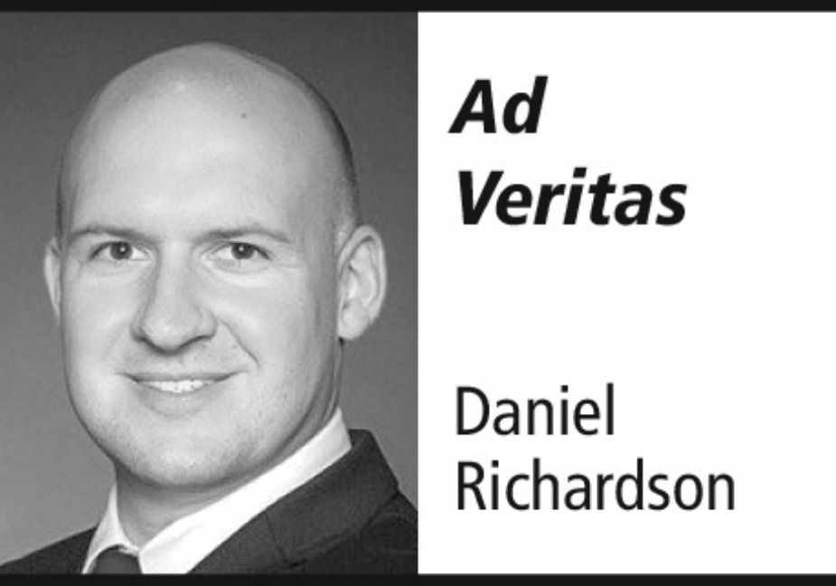 Ad Veritas column portrait of Daniel Richardson